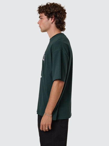 THRILLS // Los Stingers Box Fit OS Tee VISTA GREEN