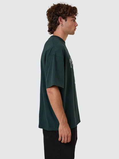 THRILLS // Los Stingers Box Fit OS Tee VISTA GREEN