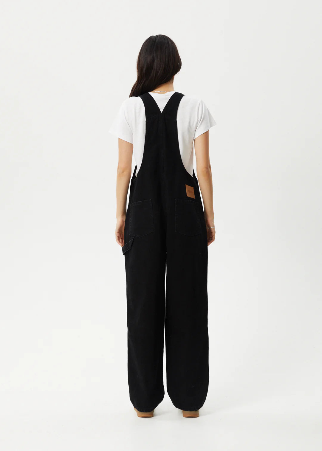 AFENDS // Louis Denim Overalls WASHED BLACK