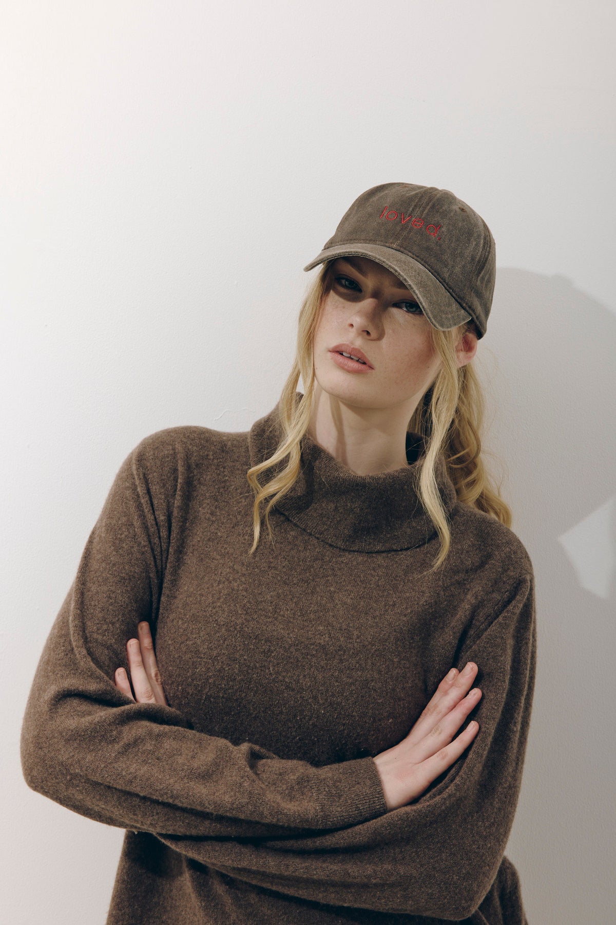 Loved Cap WASHED BROWN