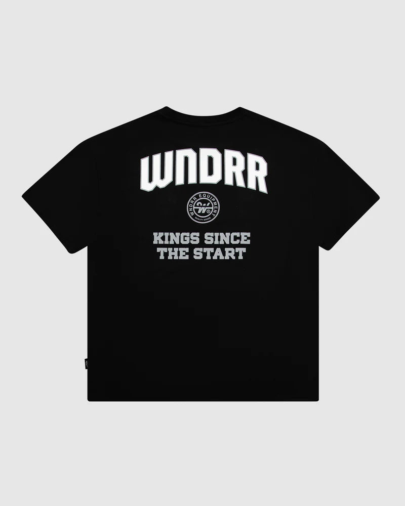 WNDRR // Major Box Fit Tee BLACK