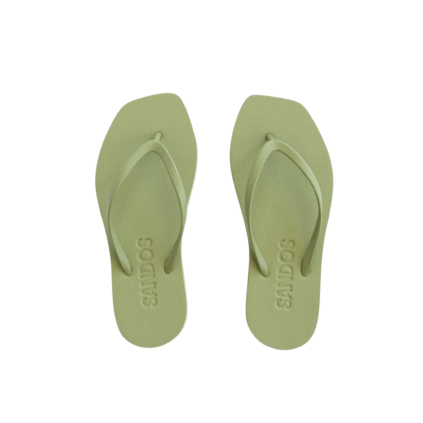 Square Flip Flop MATCHA