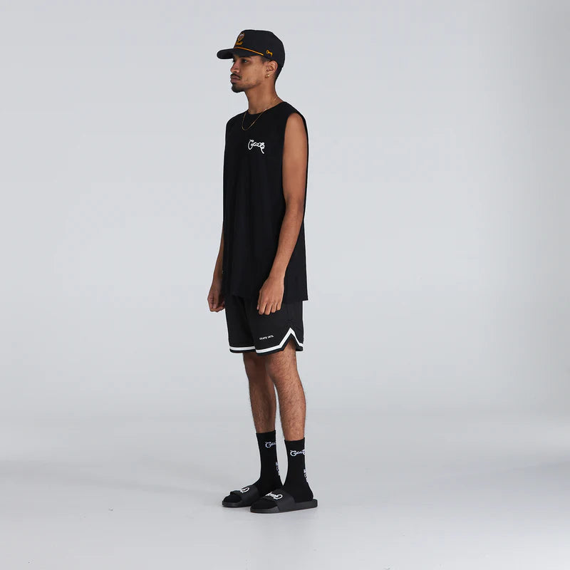 CRATE // Scripted Muscle Singlet BLACK