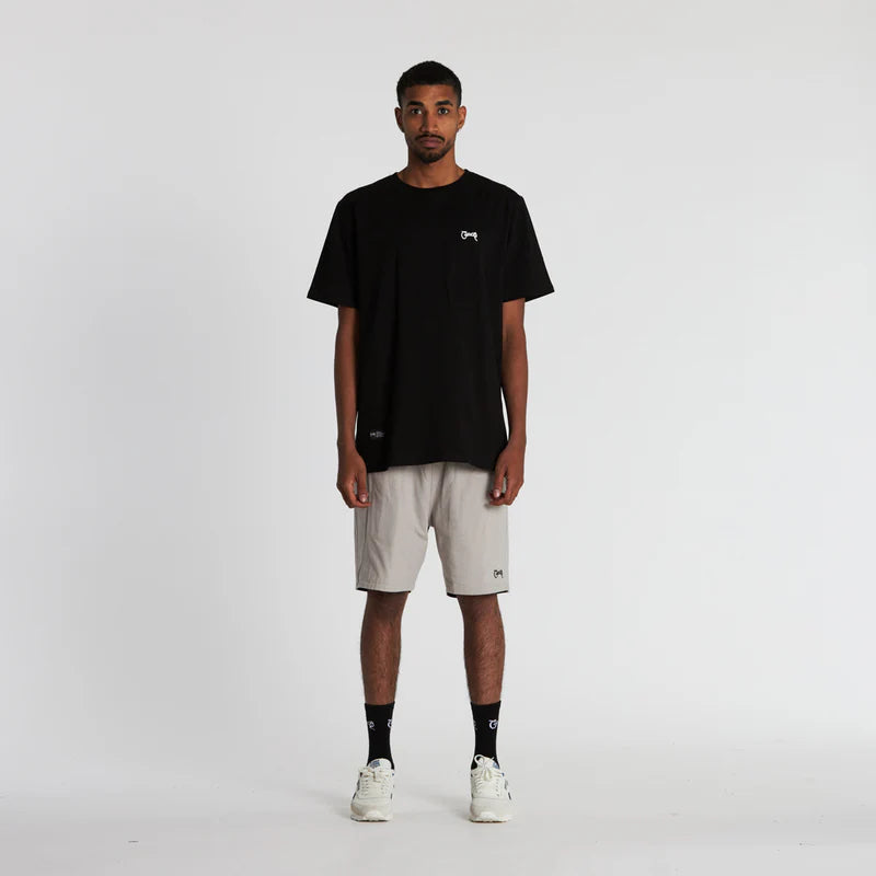 CRATE // Reversible Sweat Short BLACK/GREY