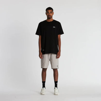 CRATE // Reversible Sweat Short BLACK/GREY