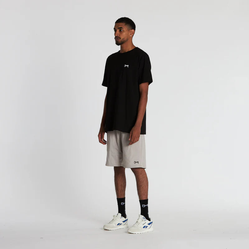CRATE // Reversible Sweat Short BLACK/GREY