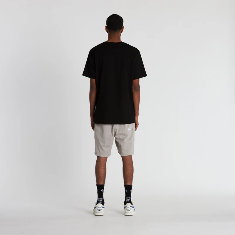 CRATE // Reversible Sweat Short BLACK/GREY