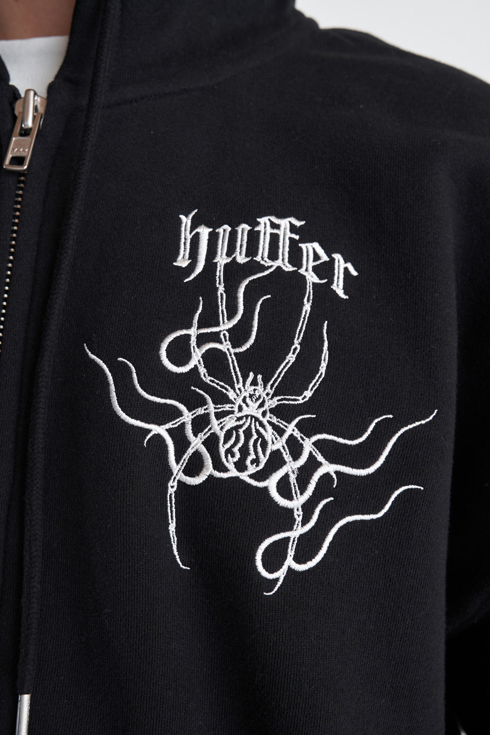 HUFFER // Block Zip Hood SACRAMENT BLACK