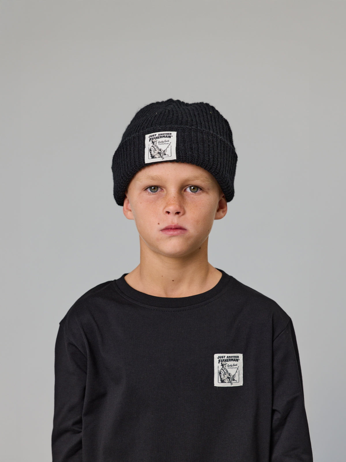 JAF KIDS // Mini Quality Goods Beanie BLACK