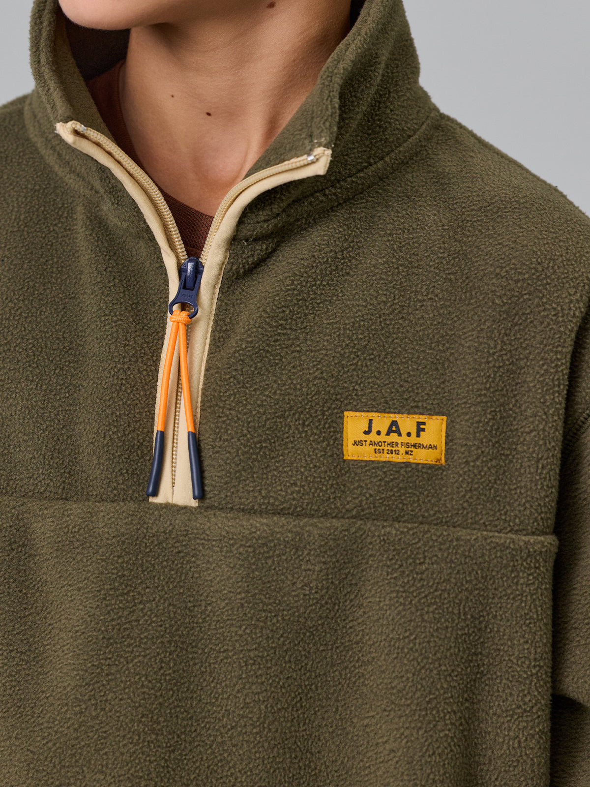 JAF KIDS // Mini Ranger 1/4 Zip KHAKI