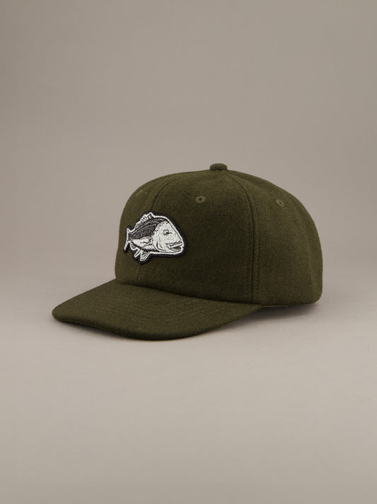 JAF KIDS // Mini Snapper Felt Cap PINENEEDLE