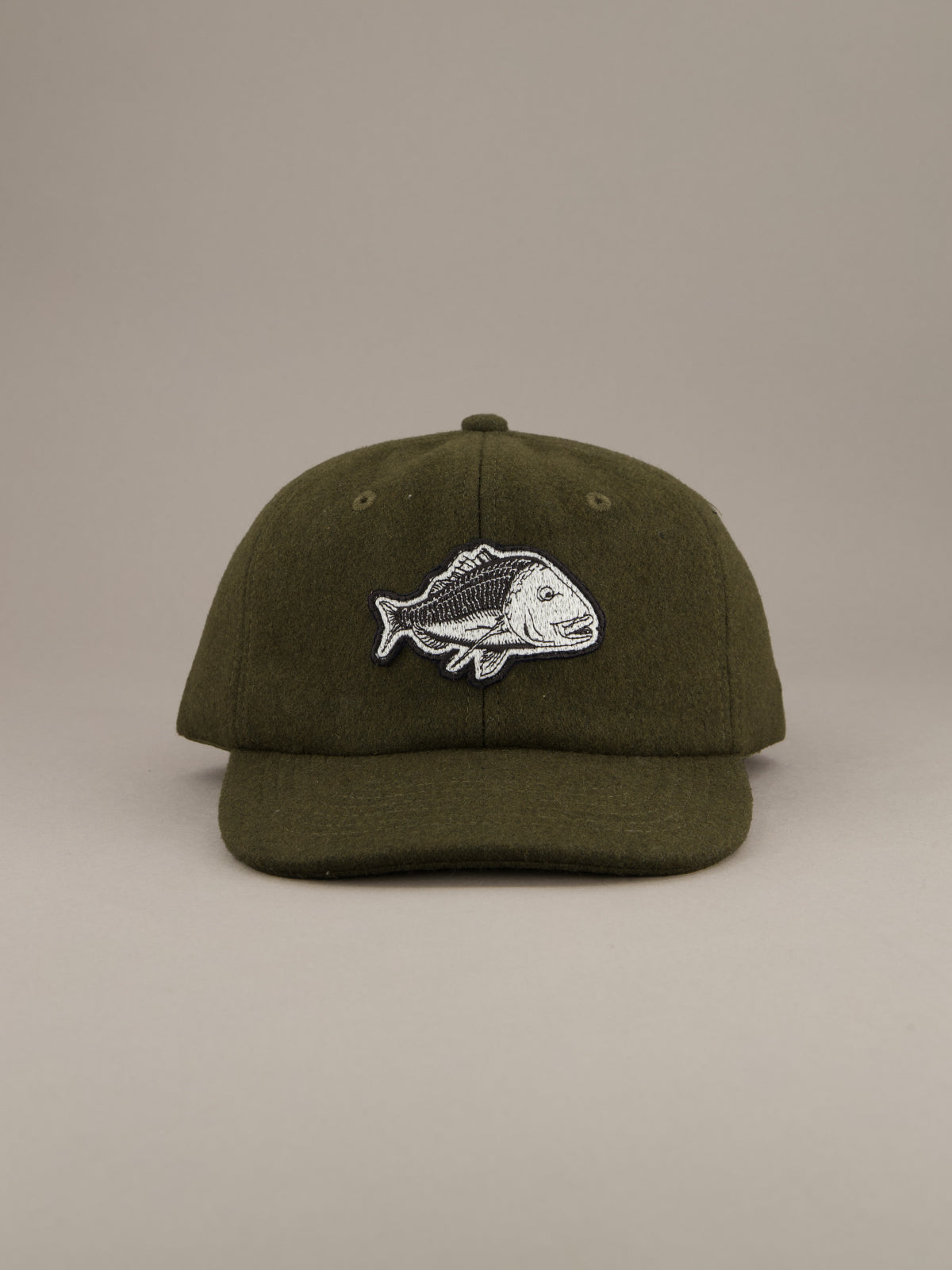 JAF KIDS // Mini Snapper Felt Cap PINENEEDLE