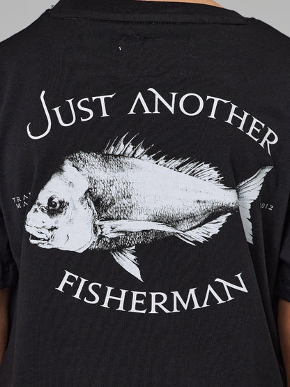 JAF KIDS // Mini Snapper Tee BLACK