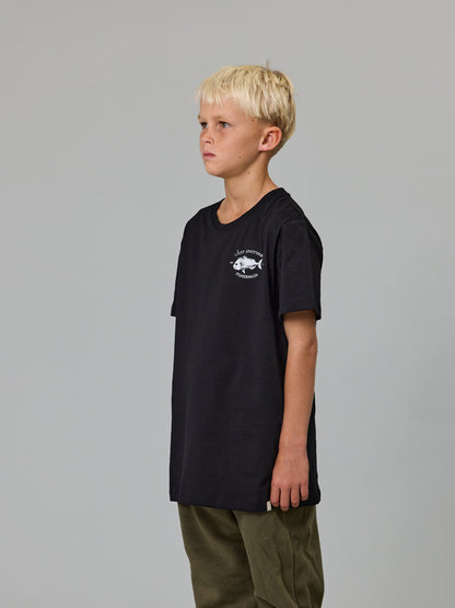 JAF KIDS // Mini Snapper Tee BLACK
