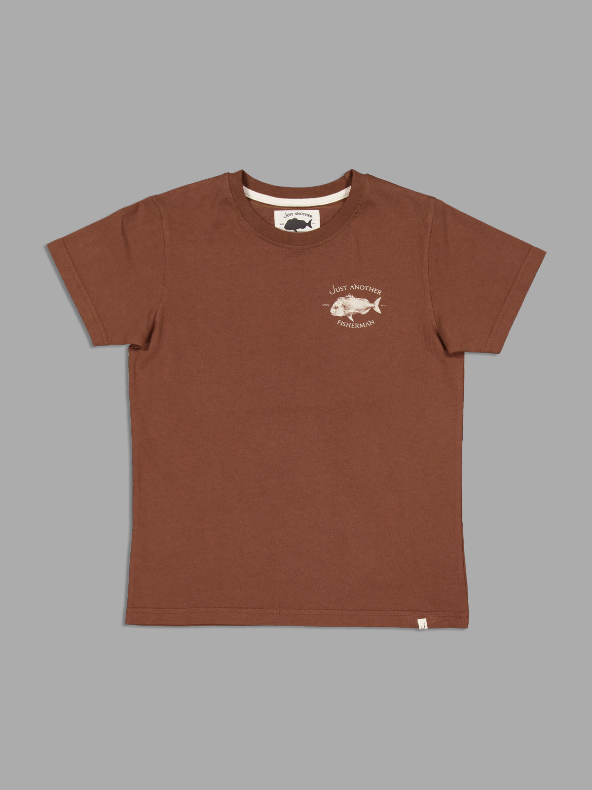 JAF KIDS // Mini Snapper Tee BROWN