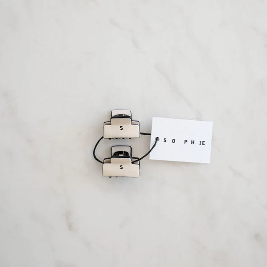 S O P H I E // Claw Clips Mini IVORY