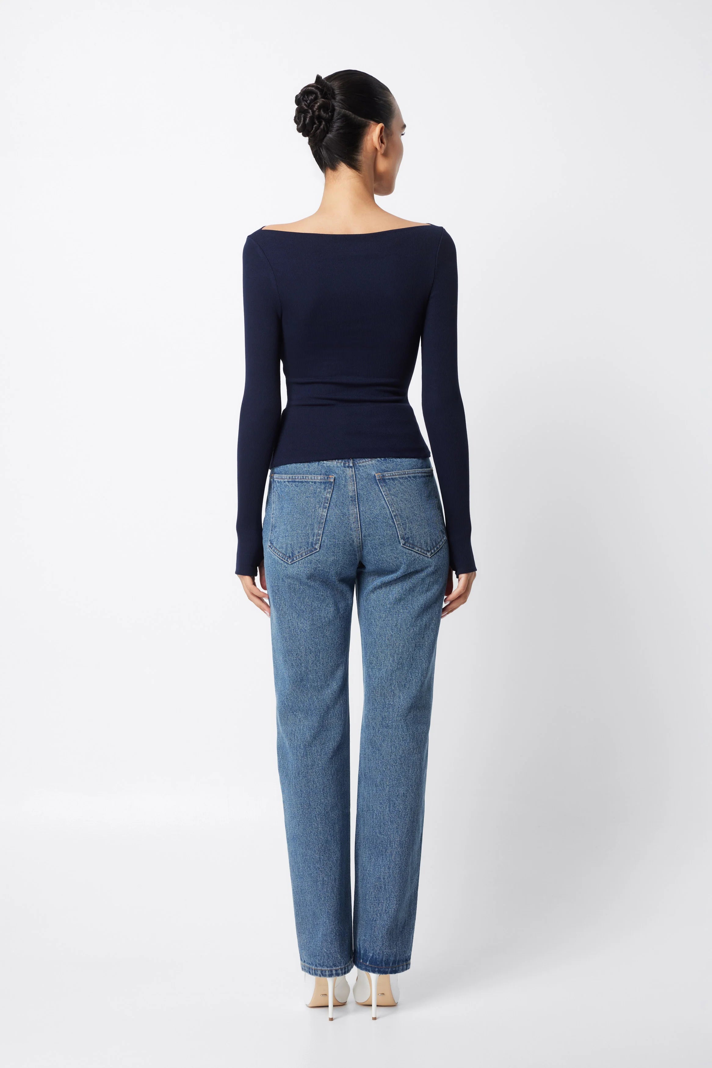 MOSSMAN // Camden Top NAVY