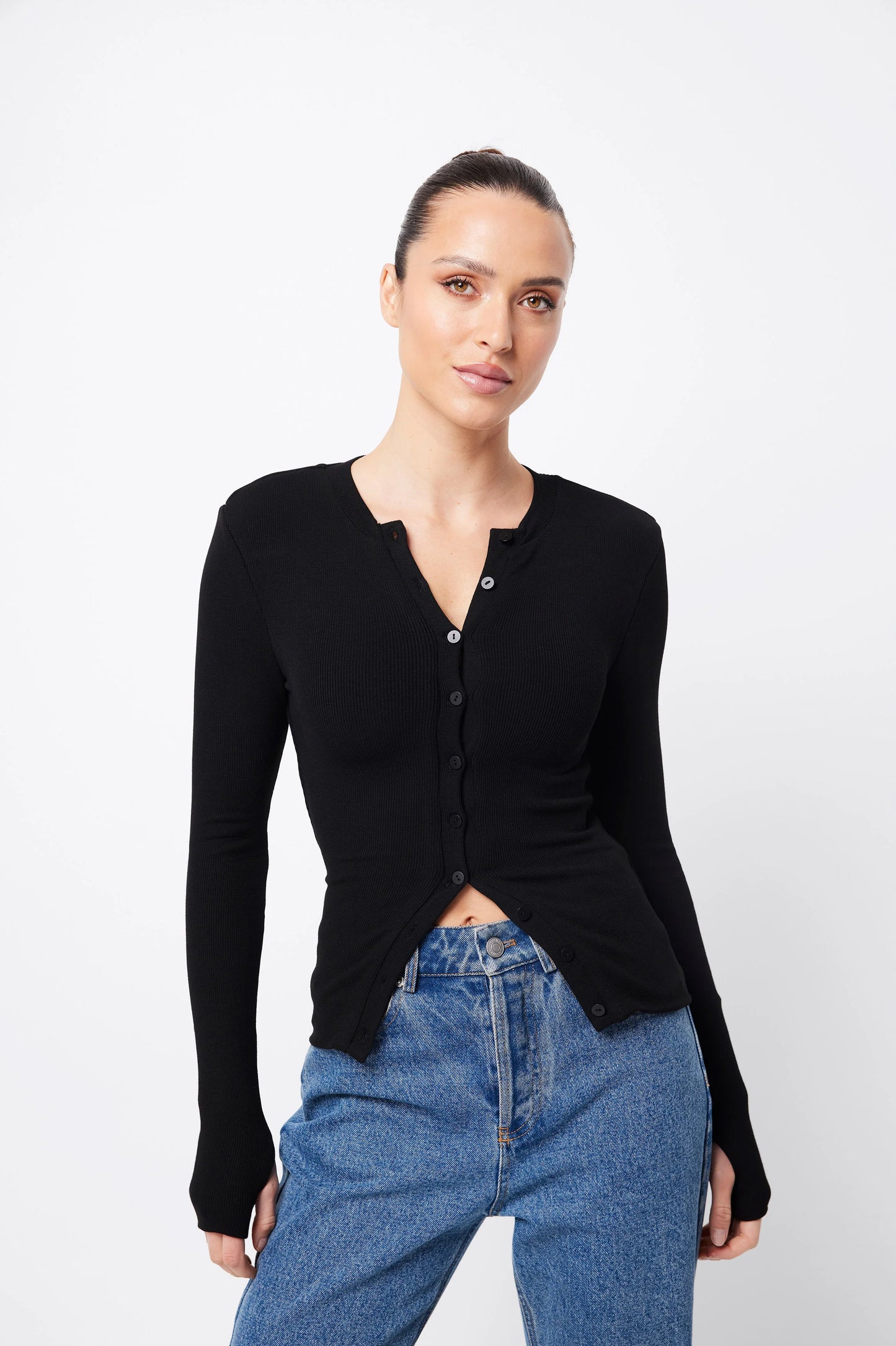 MOSSMAN // Lyon Cardigan BLACK