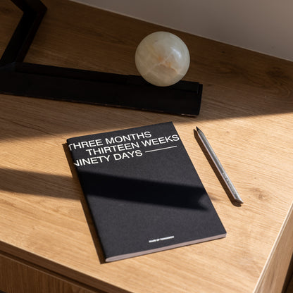 MADE OF TOMORROW // Three Monthly Planner EBONY