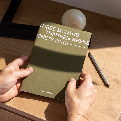 MADE OF TOMORROW // Three Monthly Planner KHAKI