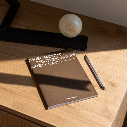 MADE OF TOMORROW // Three Monthly Planner UMBER