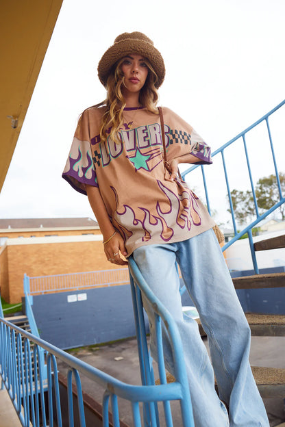 ONLY LOVERS LEFT // Moto Tee MOCHA