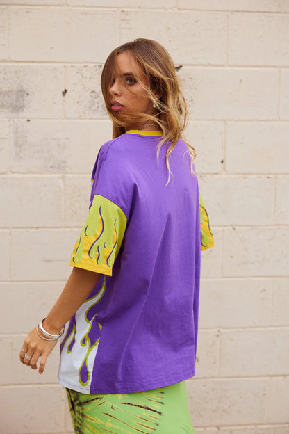 ONLY LOVERS LEFT // Moto Tee VIOLET