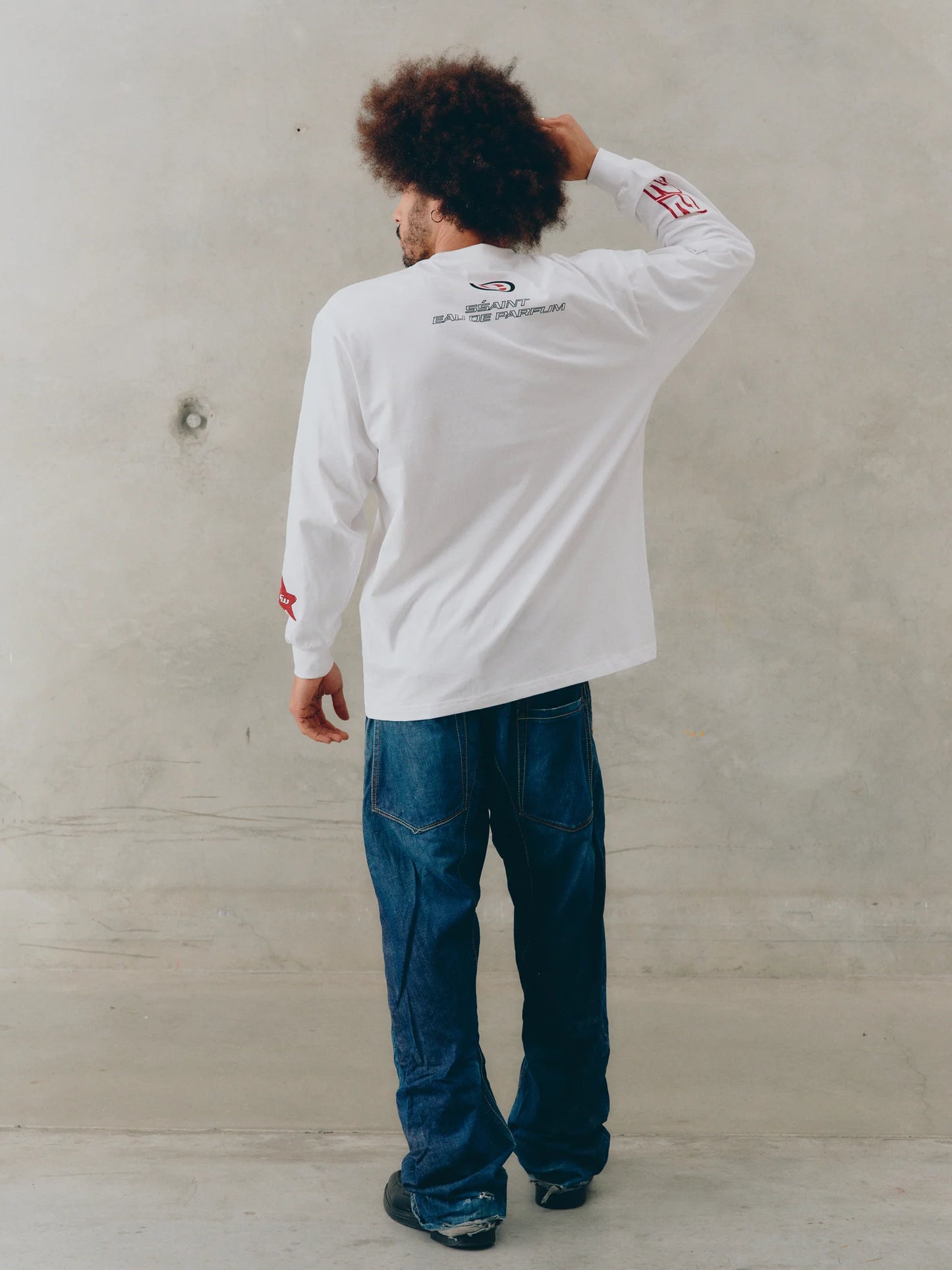 SSAINT // Icon Moto Tee WHITE