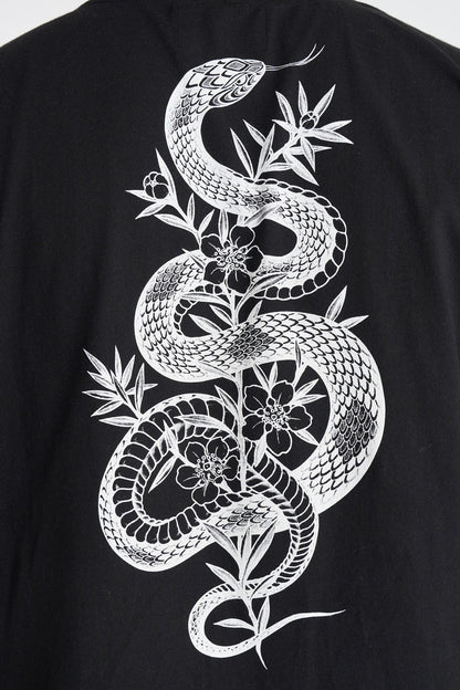 HUFFER // Block Tee SNAKED BLACK