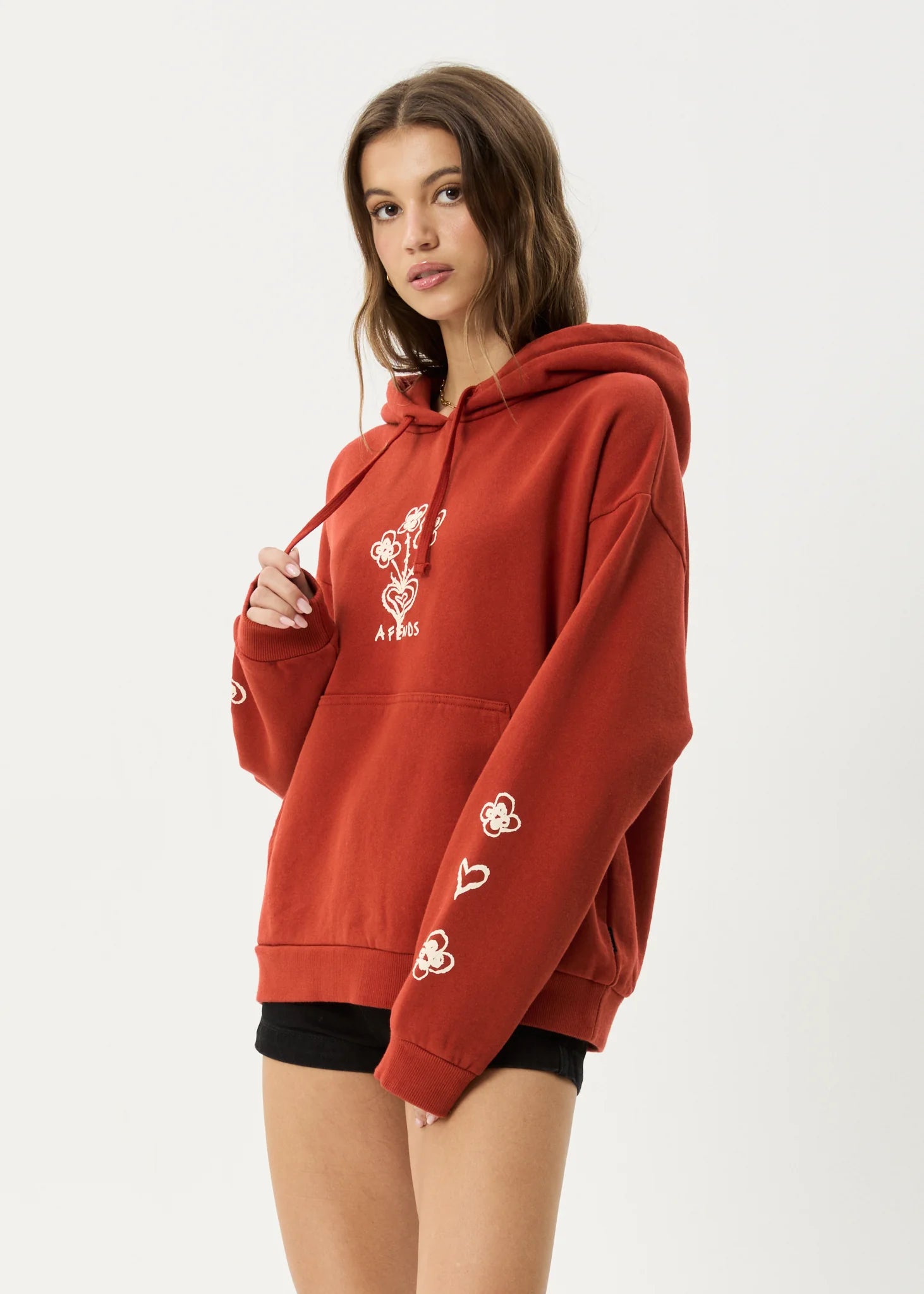 AFENDS // Maisie Hoodie RED RUM
