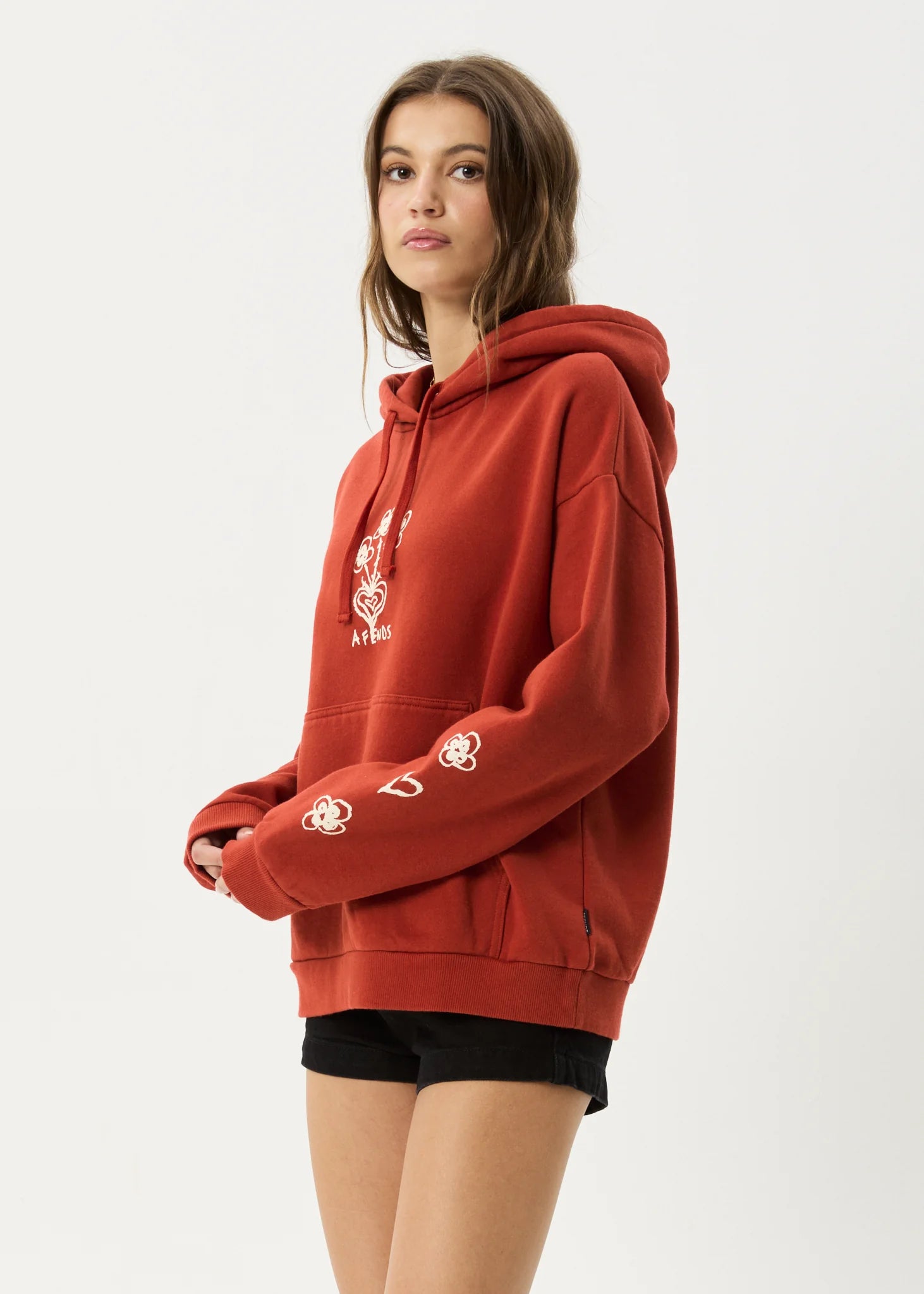 AFENDS // Maisie Hoodie RED RUM