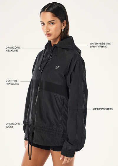 P.E NATION // Man Down Jacket BLACK