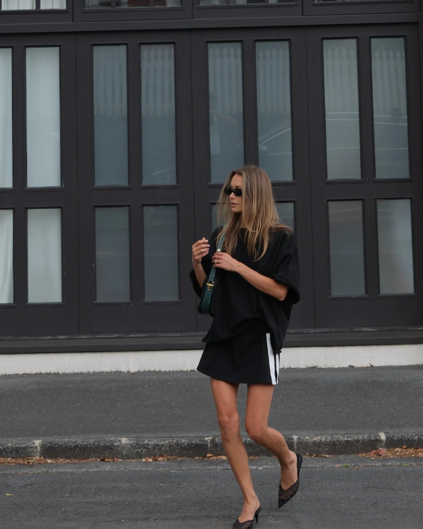 LUNA LANE // Mason Tee BLACK