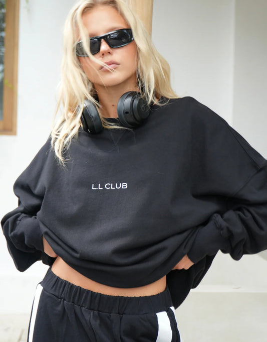 LUNA LANE // Max Crew BLACK