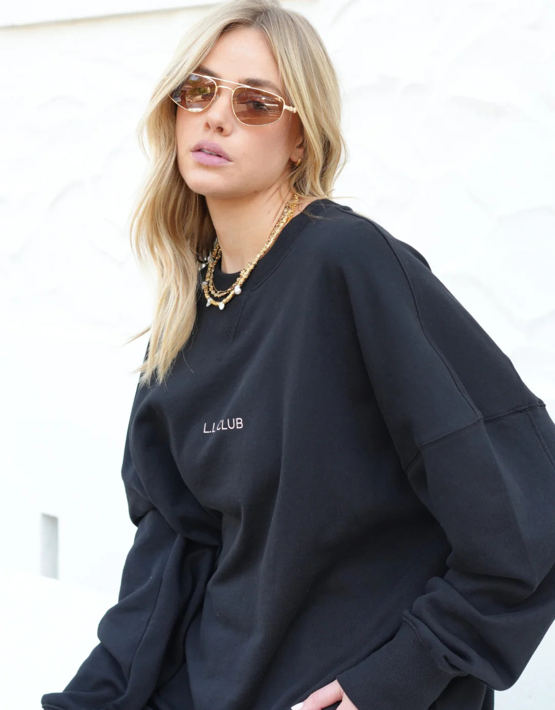 LUNA LANE // Max Crew BLACK