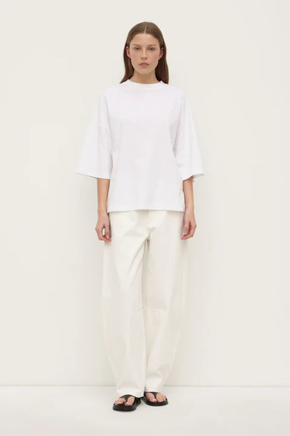 ASSEMBLY LABEL // Max Cotton OS Tee WHITE