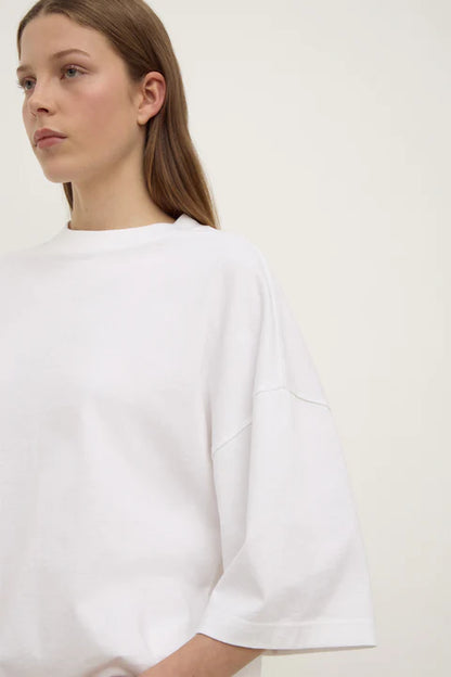 ASSEMBLY LABEL // Max Cotton OS Tee WHITE