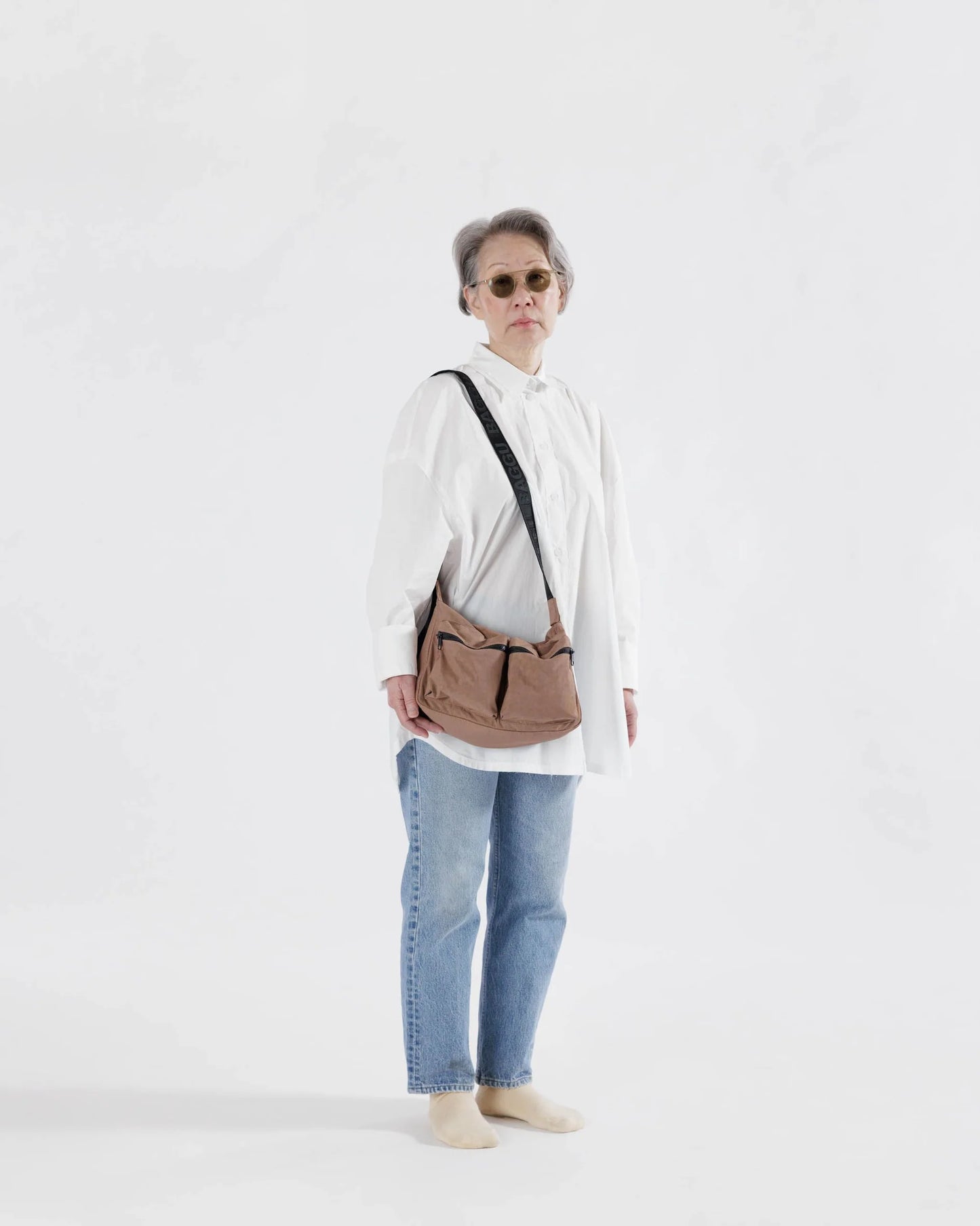 BAGGU // MEDIUM Cargo Crossbody COCOA