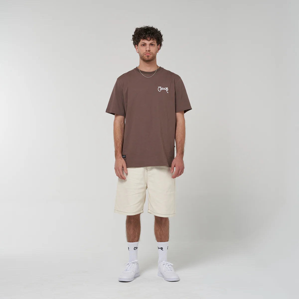 CRATE // Scripted Box Fit Tee CHIA