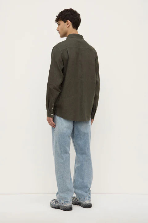 ASSEMBLY LABEL // Everyday Mens Linen Shirt SORREL