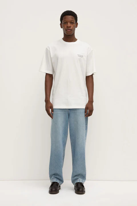 ASSEMBLY LABEL // Mens Origin Logo Tee ANTIQUE WHITE