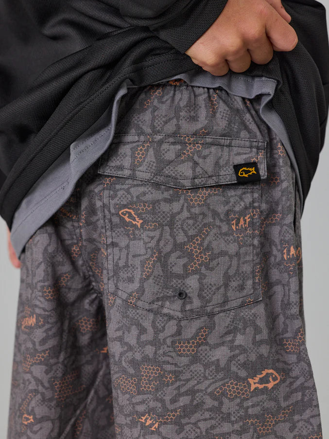 JAF KIDS // Mini Shorts CHARCOAL DIGI CAMO