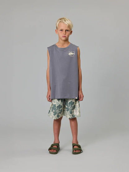JAF KIDS // Mini Snapper Tank CHARCOAL