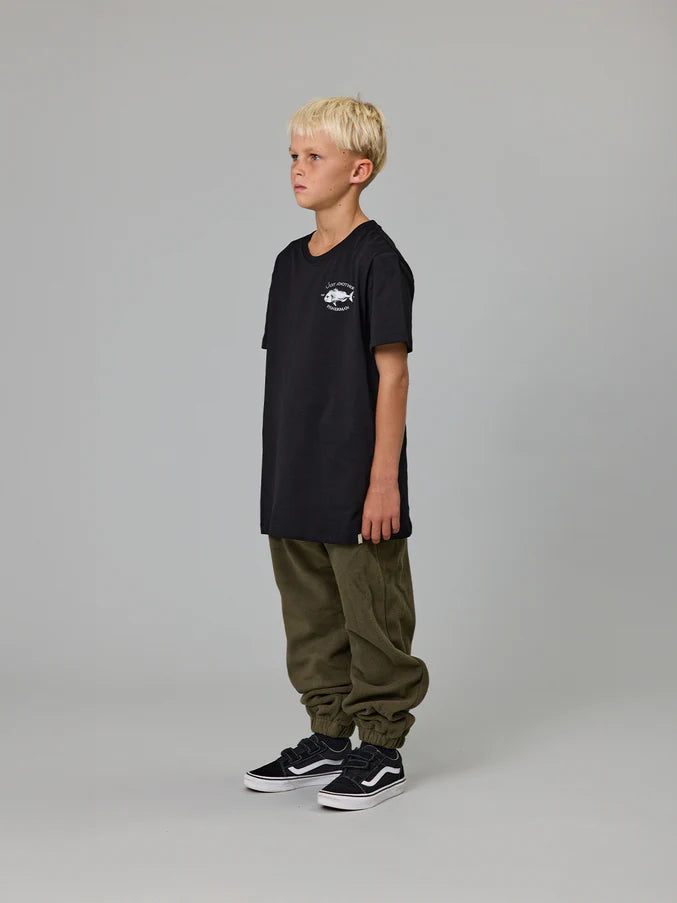 JAF KIDS // Mini Snapper Tee BLACK