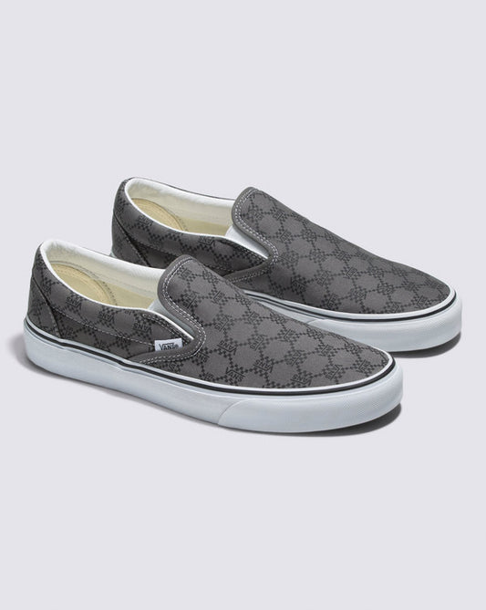 VANS // Classic Slip-On Monogram PEWTER