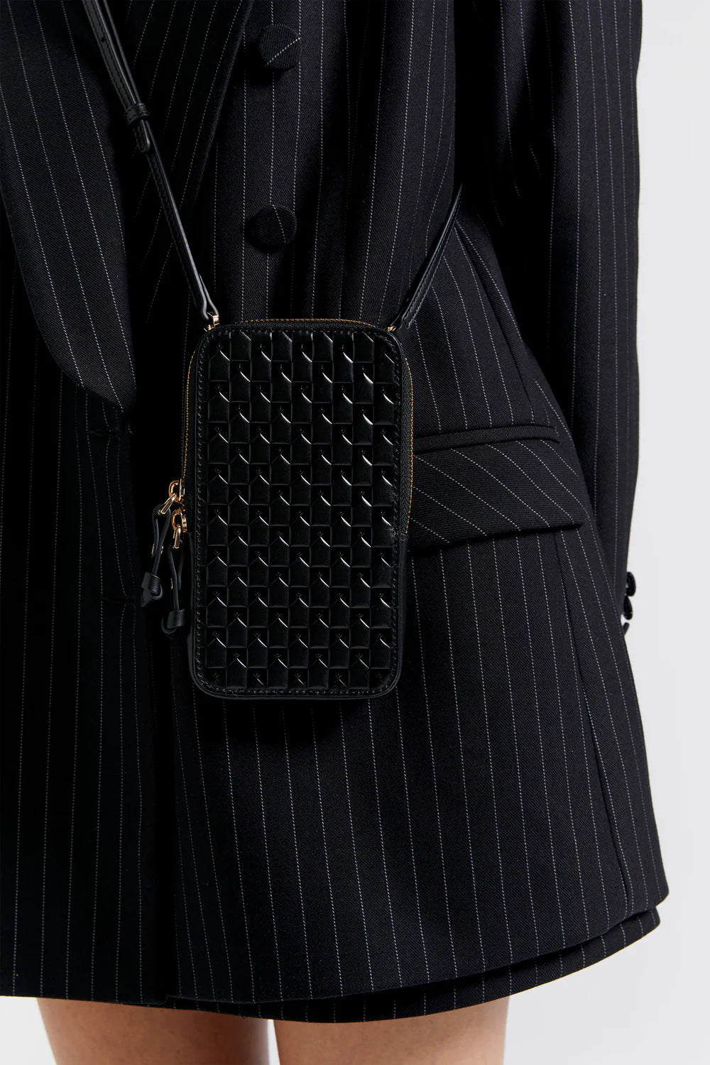 KAREN WALKER // Monogram Mini Bag BLACK