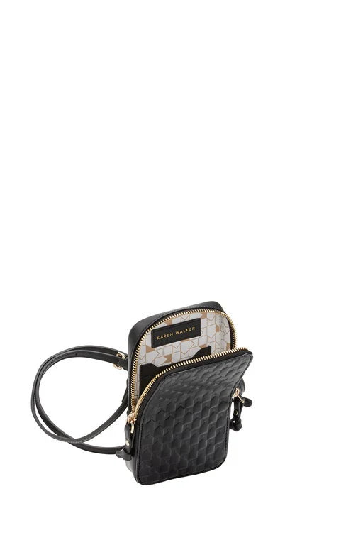 KAREN WALKER // Monogram Mini Bag BLACK – - Main Image