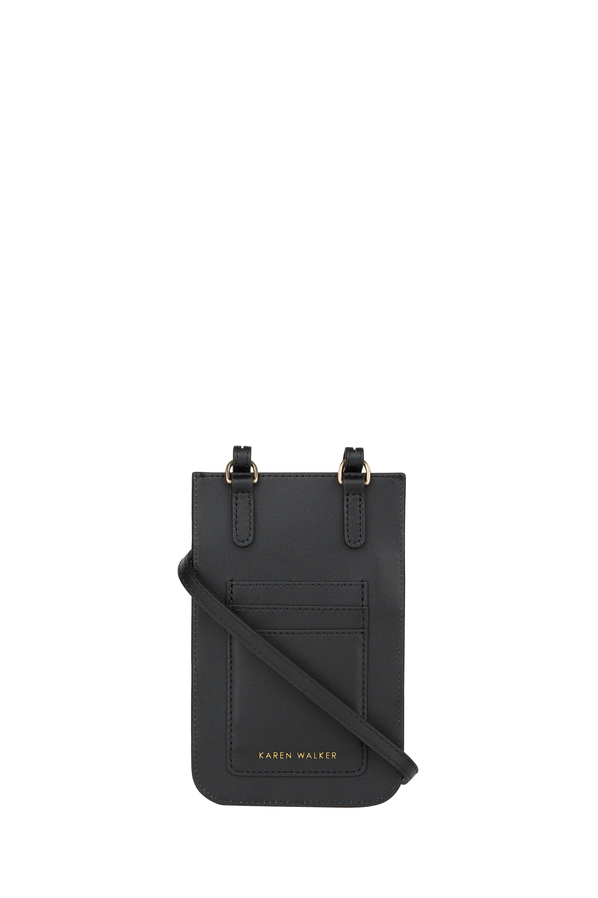 Monogram Phone Pouch BLACK
