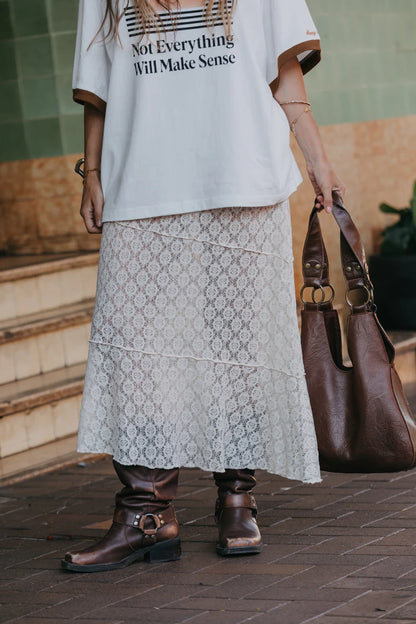 OTTWAY // Moonlace Midi Skirt