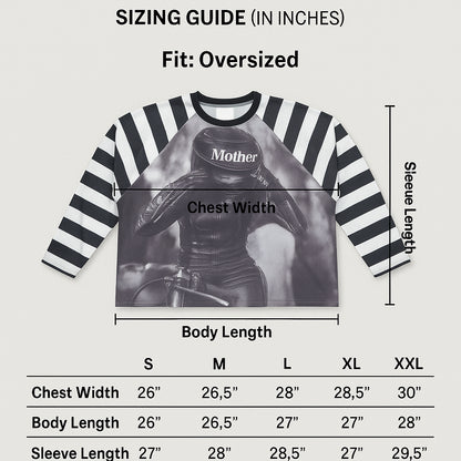 HAPPY LITTLE MOTHER // Racing Stripe Mesh BLACK